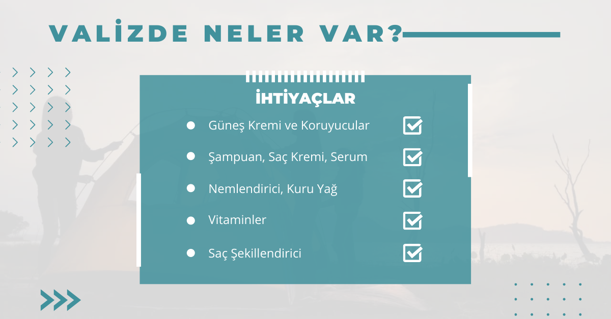 Tatilde Nelere İhtiyaç Var