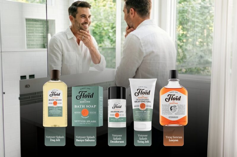 Floid Vetyver Splash erkek bakım serisi