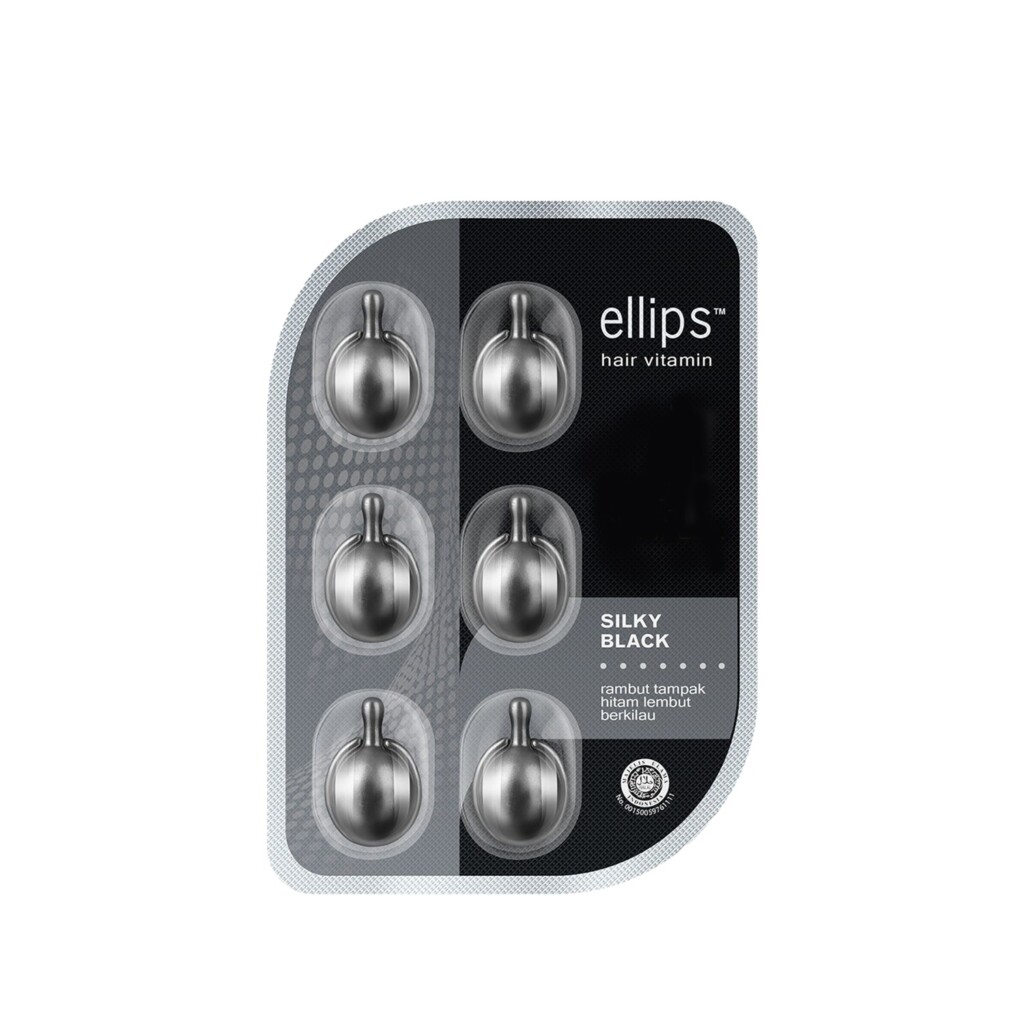 Ellips Siyah Saçlara Özel Işıltı Veren Saç Vitamini 6 Kapsül