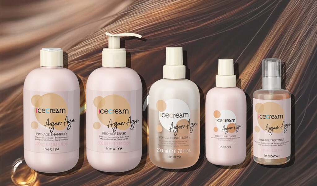 Inebrya Ice Cream Argan Age Pro-Age Serisi: Saçlara Yaşlanma Karşıtı Argan Bakımı