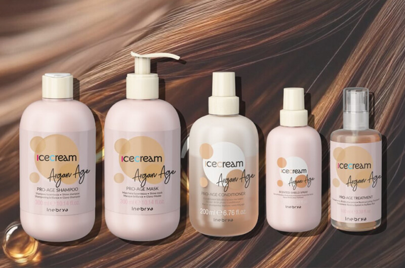 Inebrya Ice Cream Argan Age Pro-Age Serisi: Saçlara Yaşlanma Karşıtı Argan Bakımı