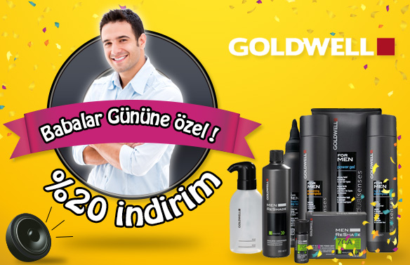 Goldwell For Men ve Men Reshade %20 İndirim!
