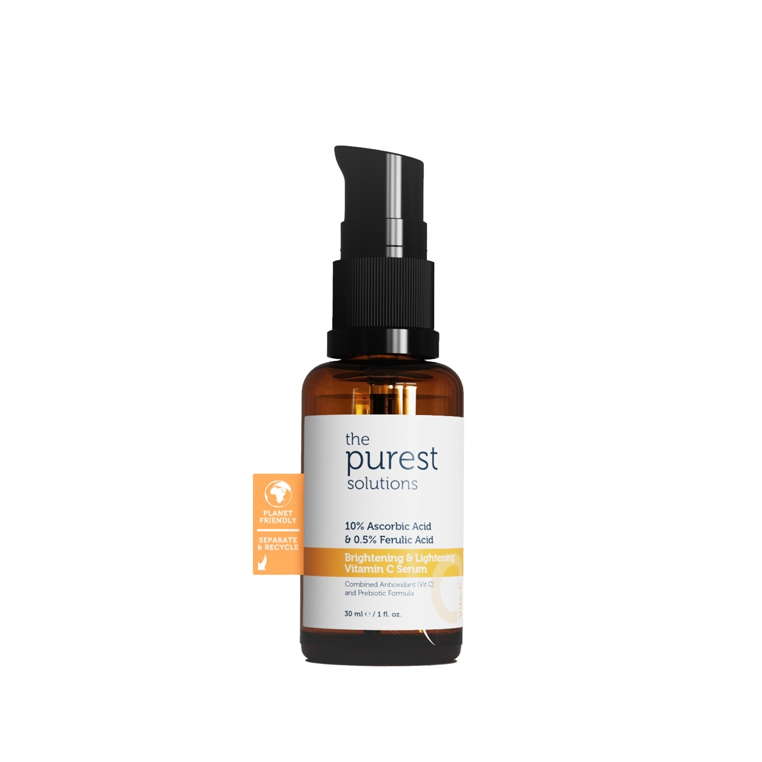The Purest Solutions Vita-C Serum 30 ml - Aydınlatıcı ve Cilt Tonu Eşitleyici C Vitamini Serum