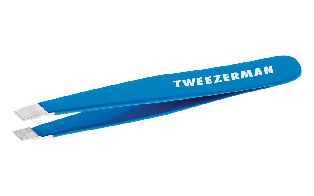 Tweezerman Mini Slant Tweezer Bahama Blue