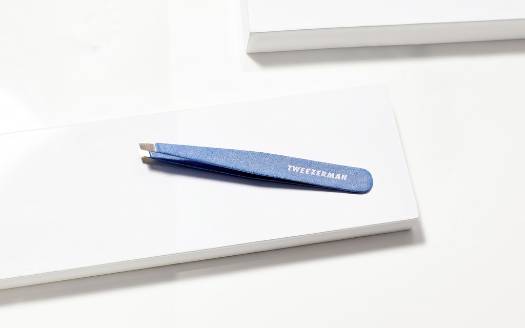Tweezerman Slant Tweezer Granite Sky